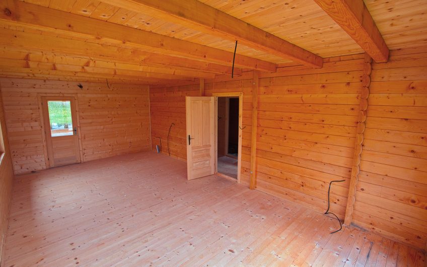 For Sale – Spacious Plot with a Built Wooden House and Full Infrastructure, Kolašin