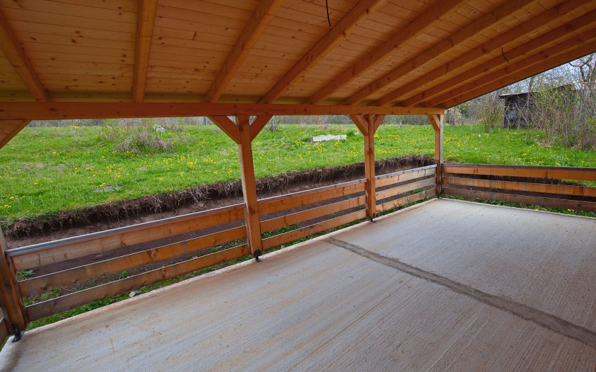 For Sale – Spacious Plot with a Built Wooden House and Full Infrastructure, Kolašin