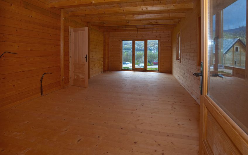 For Sale – Spacious Plot with a Built Wooden House and Full Infrastructure, Kolašin