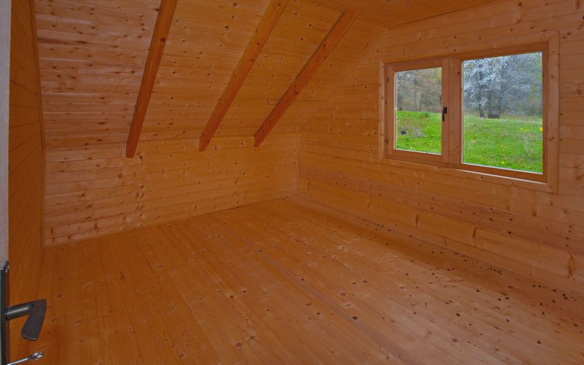 For Sale – Spacious Plot with a Built Wooden House and Full Infrastructure, Kolašin