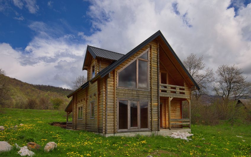For Sale – Spacious Plot with a Built Wooden House and Full Infrastructure, Kolašin