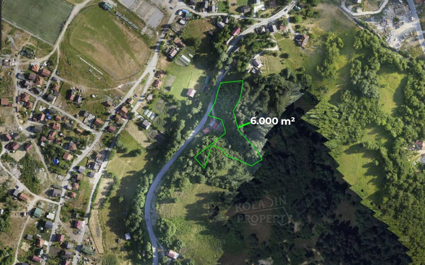 Na prodaju urbanizovan plac 6.000 m² sa urađenim idejnim konceptom turističkog naselja – Kolašin