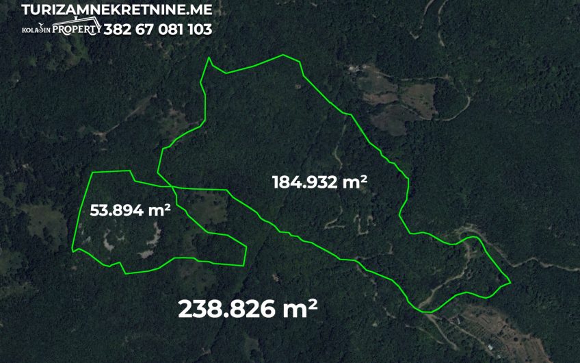 Prodaja zemljišta – Ulica, Prekobrđe 238.796 m² – Kolašin