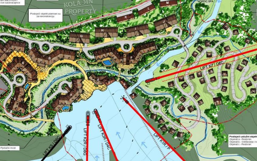 Razvojni kompleks na samom ski centru Kolašin (11.940 m²)