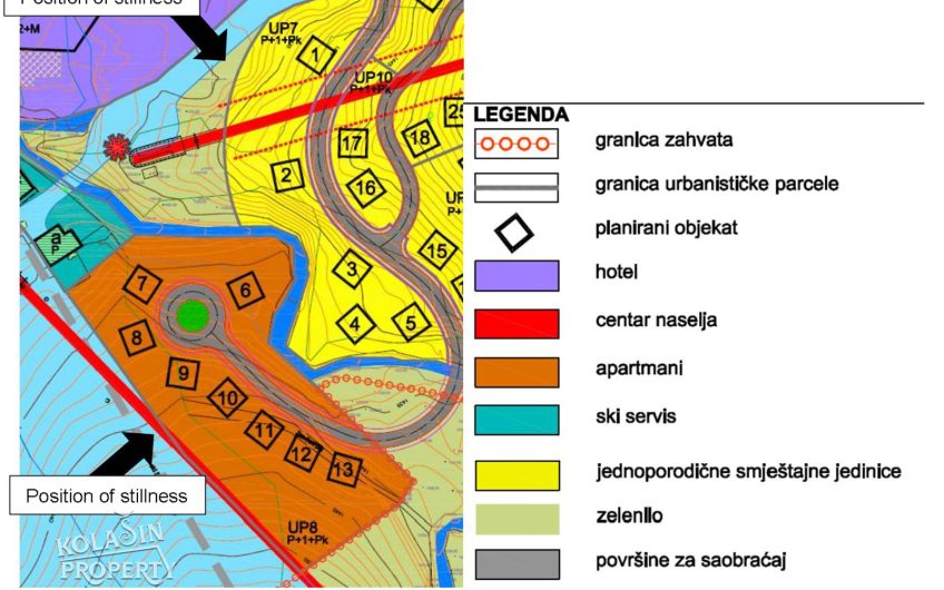 Razvojni kompleks na samom ski centru Kolašin (11.940 m²)